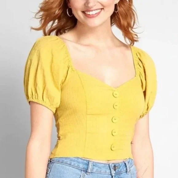 Prairie Much So Puff Sleeve Top - Picture 3 of 10